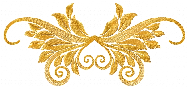 Swirl free embroidery 2