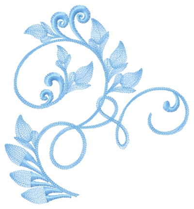 Swirl flower pattern free embroidery 22