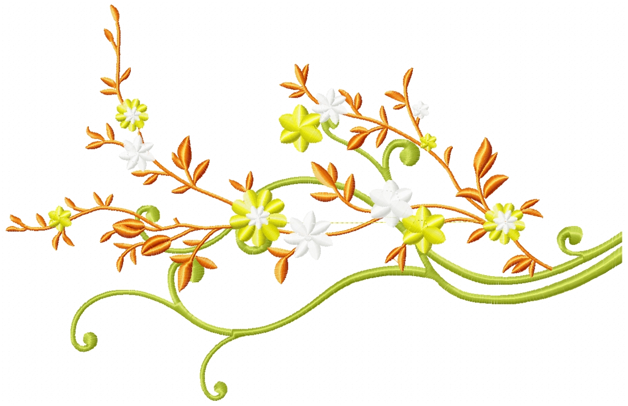 Branch free embroidery 2