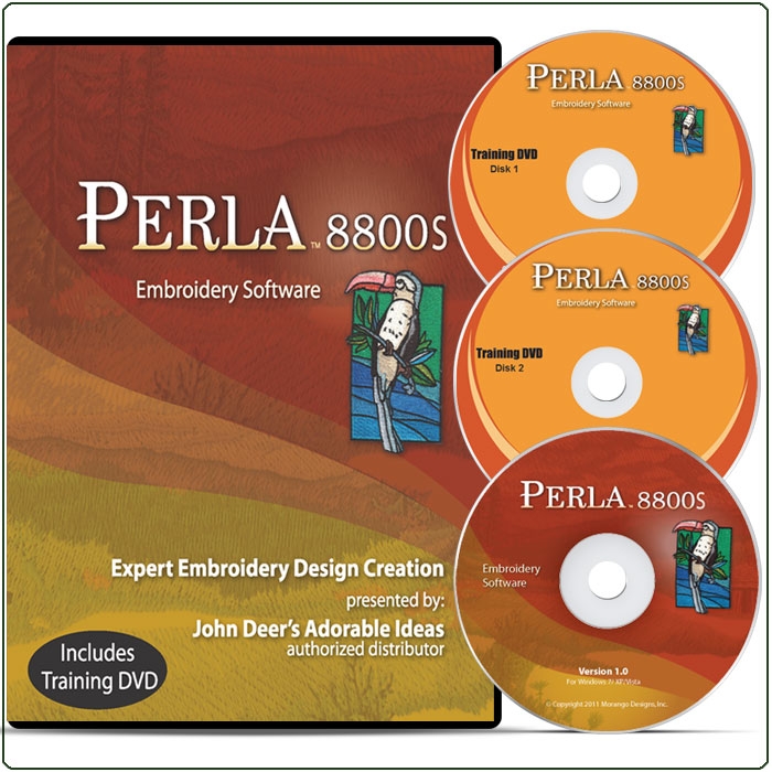 Perla 8800S Premium Embroidery Software Demo
