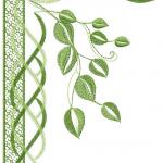More information about "Green Leaves free embroidery"