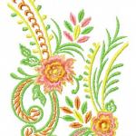 Free flower decoration 3 - Flowers - Machine embroidery community