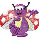 More information about "Little Bug free embroidery design"