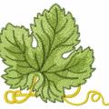 More information about "Grape leaf free embroidery"