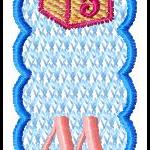 More information about "Bookmark M free embroidery"