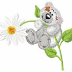 More information about "Cute Teddy bear free embroidery design"