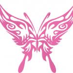 More information about "Buttefly tribal free embroidery design 4"