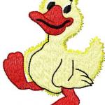 More information about "Little duck free embroidery design"