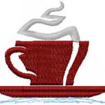 More information about "Coffee cup free embroidery design"
