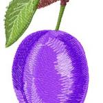 More information about "Plum free embroidery design"