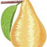 More information about "Pear free embroidery design"