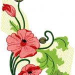 More information about "Poppies free embroidery design 13"