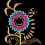 More information about "Sun flower free embroidery"