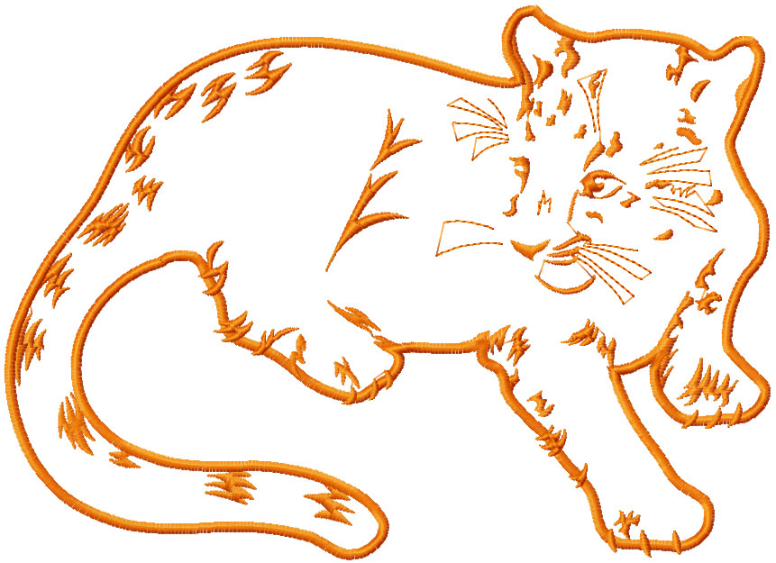 Leo free embroidery design5