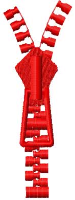 Zip free embroidery design