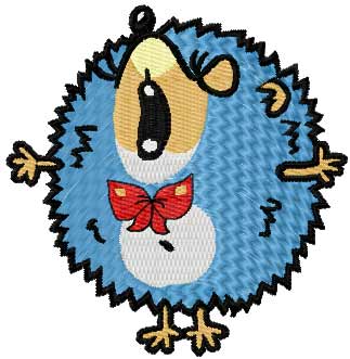 Small hedgehog free embroidery design