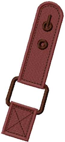 Belt free embroidery design