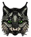 Bobcat free embroidery design