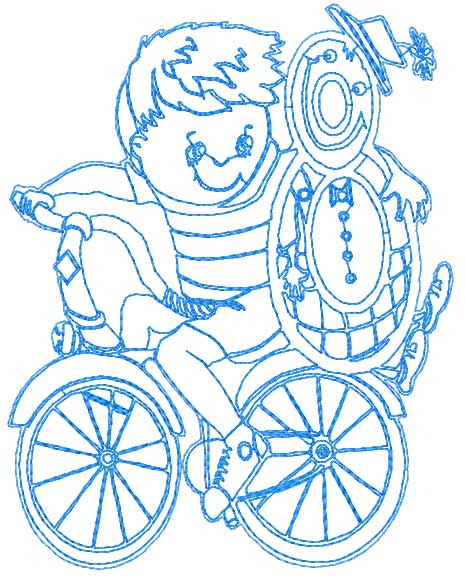 My Favorite Bike Free Embroidery Design Free Embroidery Designs Links And Download Machine Embroidery Community