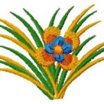 More information about "Small flower free embroidery design"