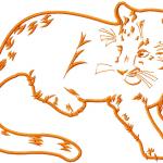More information about "Leo free embroidery design 5"