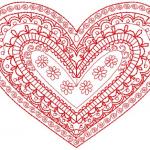 More information about "Valentine day heart free embroidery design"