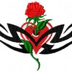 More information about "Rose tattoo free embroidery design"