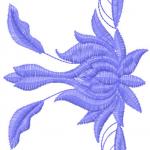 More information about "Blue decoration free embroidery design 5"