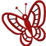 More information about "Butterfly applique free embroidery design"