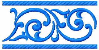 Border free embroidery design 6