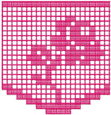 Lace tape free embroidery design 27