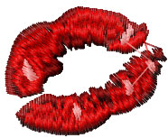 Lips free embroidery design