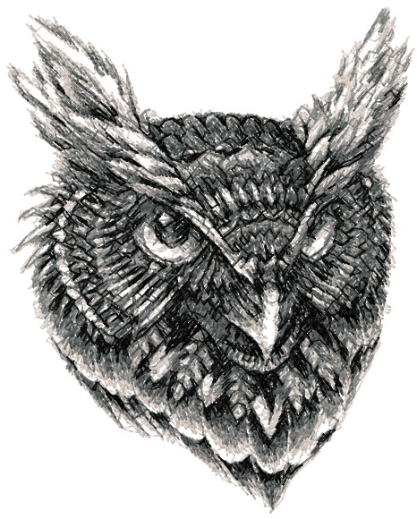 Owl free embroidery design 1