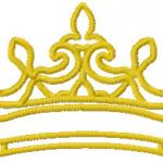 More information about "Crown free embroidery design 4"