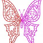 More information about "Butterfly lace free embroidery design 3"