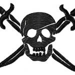 More information about "Pirate skull free embroidery design"