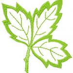 More information about "Leaf free embroidery design 2"