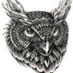 More information about "Owl free embroidery design 1"