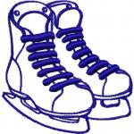 More information about "Ice skates free embroidery design"