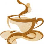 More information about "Coffee cup free embroidery design 7"