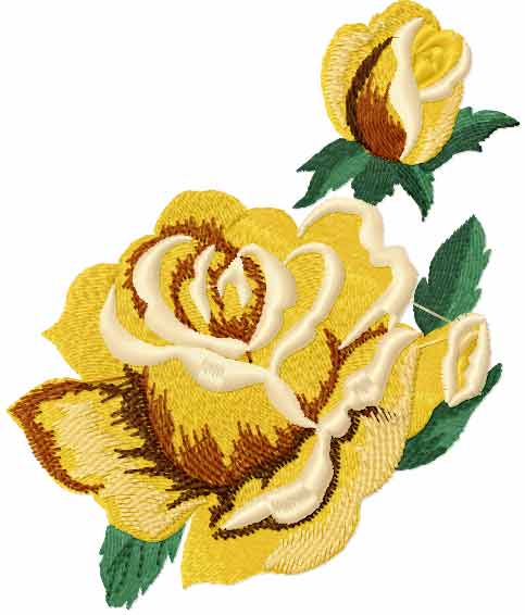 Yellow roses free embroidery design - Free embroidery designs links and ...