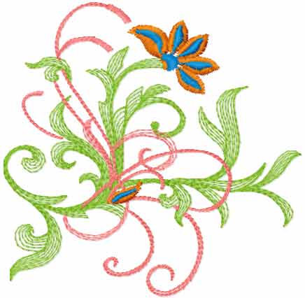 Swirl orange flower free embroidery design - Free embroidery designs ...