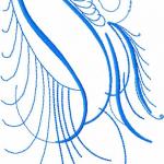 More information about "Swan free embroidery design 4"