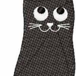 More information about "Black cat and small bird free embroidery design"