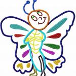 More information about "Butterfly applique free embroidery design 2"