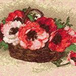 More information about "Flower basket photo stitch free embroidery design"