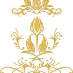 More information about "Gold decoration free embroidery design"