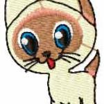 More information about "Kitty free embroidery design 10"