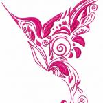 More information about "Colibri tribal free embroidery design 2"