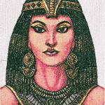 Cleopatra photo stitch free embroidery - Photo stitch - Machine ...